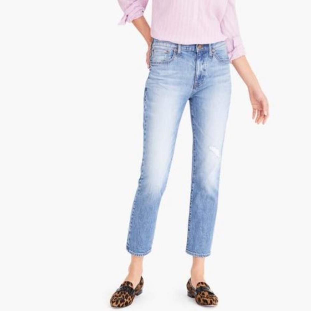 J Crew Slim Boyfriend Eco Jean in Warm Seaside 27T